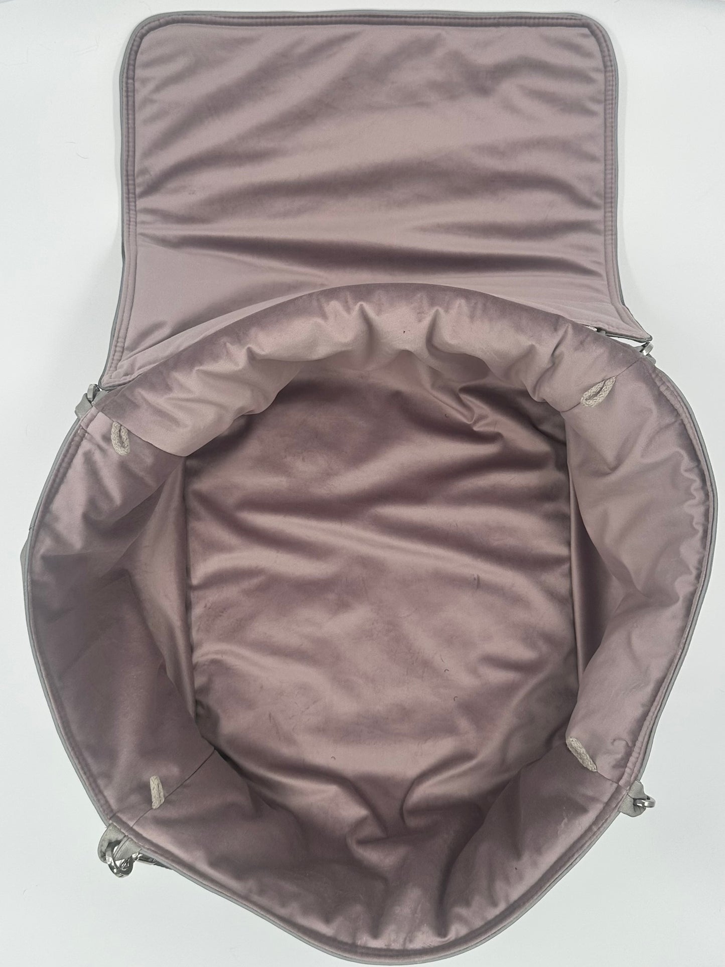 Hundetasche Weekender platingrey-dusty rose, salt & pepper Inlay