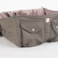 Hundetasche Weekender [[ Dark Taupe - Dusty Rose ]]
