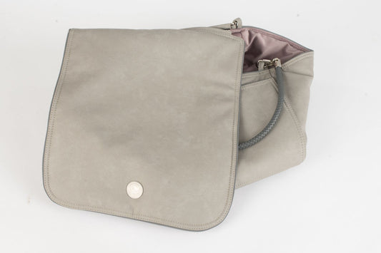 Hundetasche Weekender platingrey-dustyrose, salt & pepper Inlay