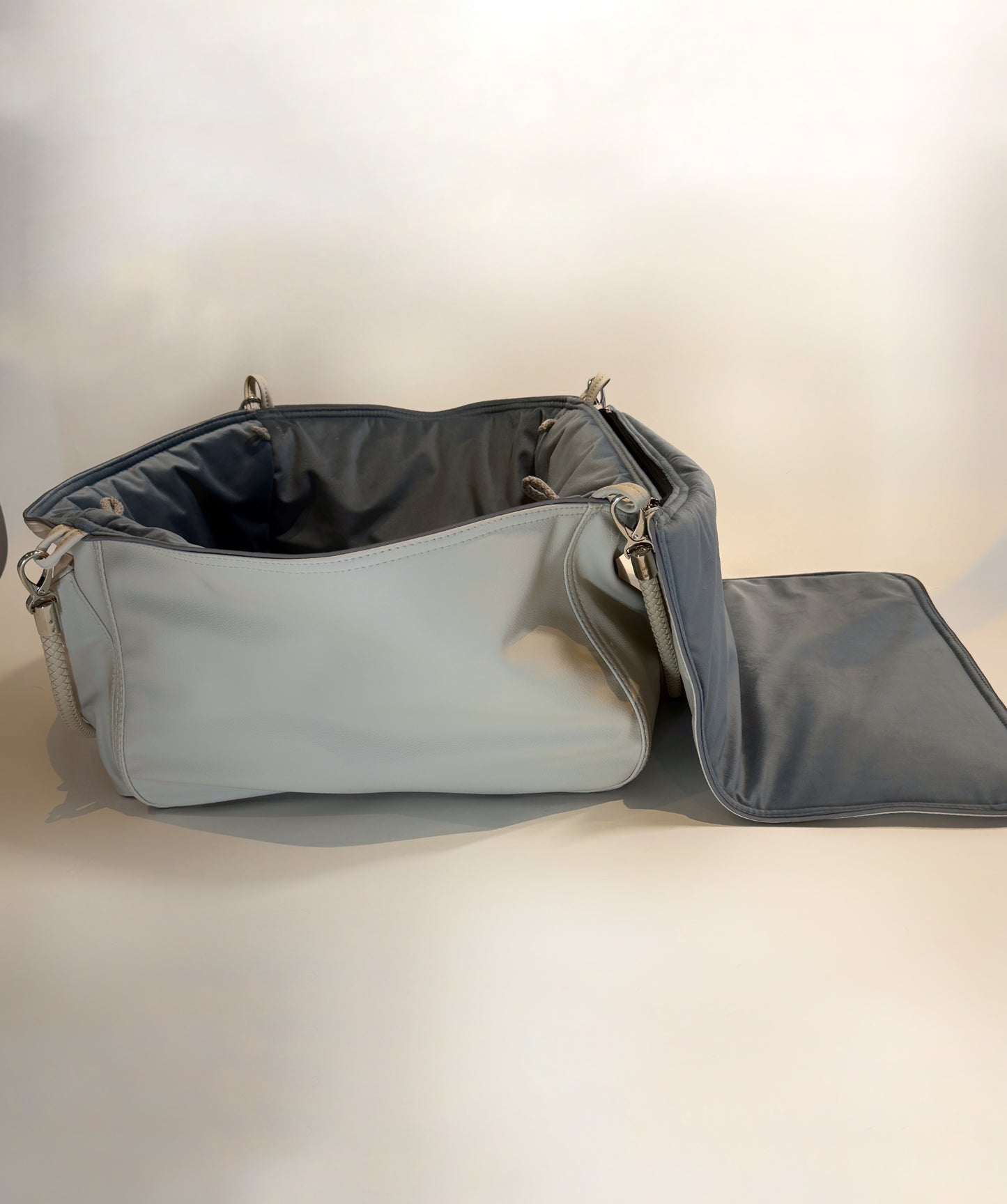 Hundetasche Weekender ice - iceblue, silverstone Inlay
