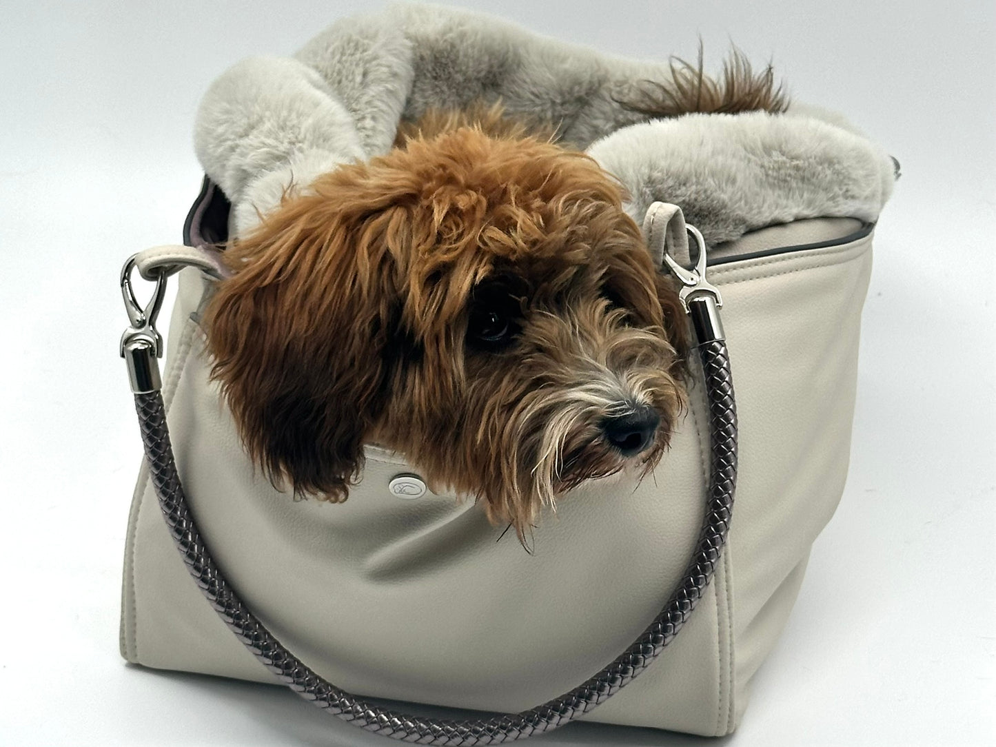 Hundetasche Weekender ice-wildberry, silverstone Inlay
