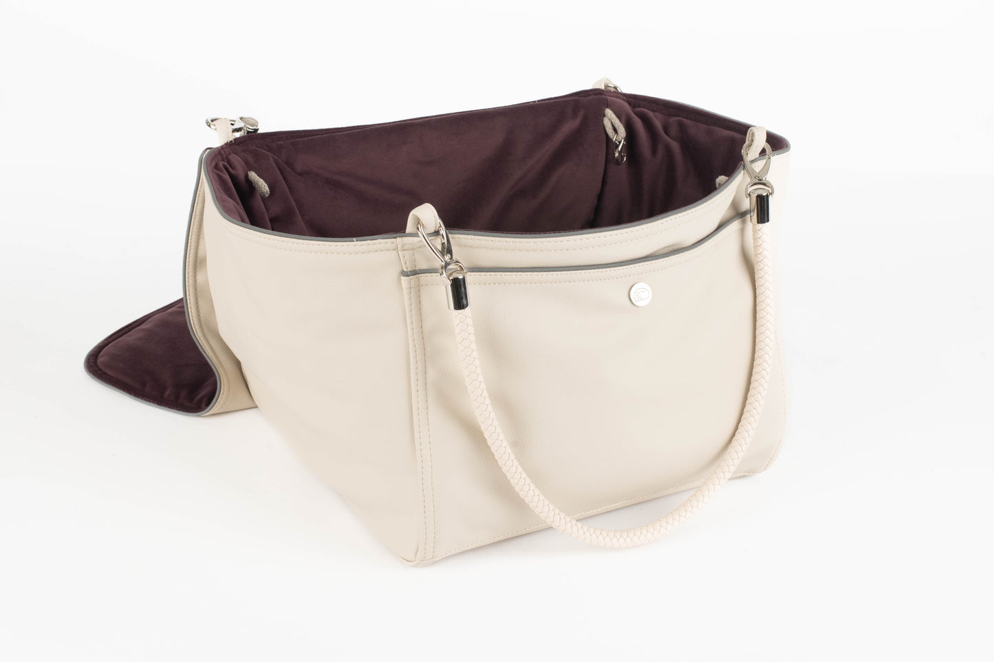Hundetasche Weekender ice-wildberry, silverstone Inlay
