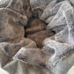 dog bed - Hideaway cave stitch
