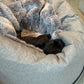 dog bed - Hideaway cave stitch
