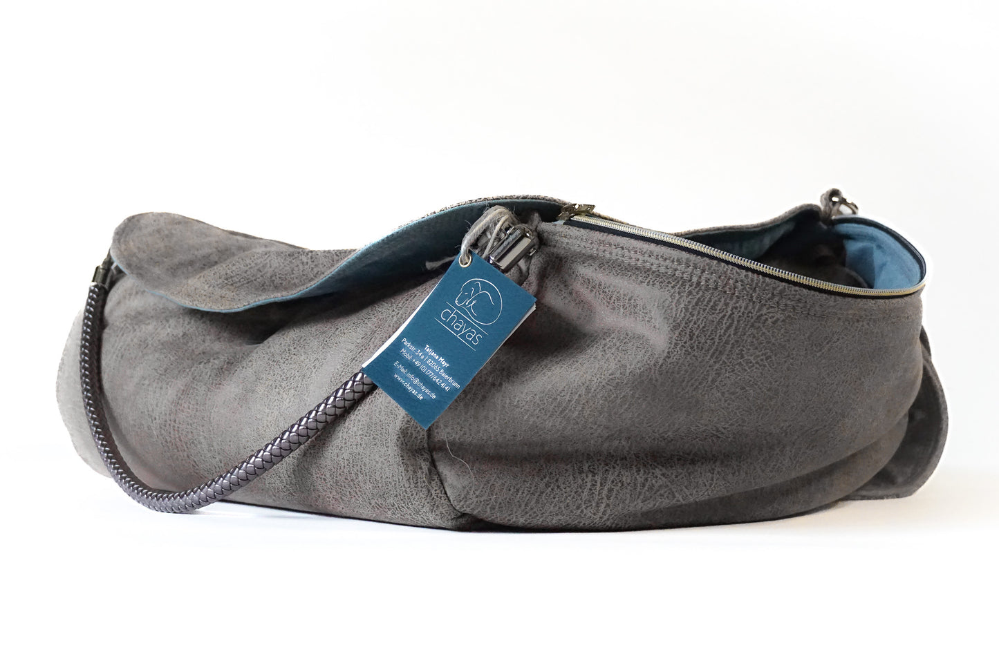 Bolso para perros Weekender 4Seasons, visón con correa cruzada para el hombro, M