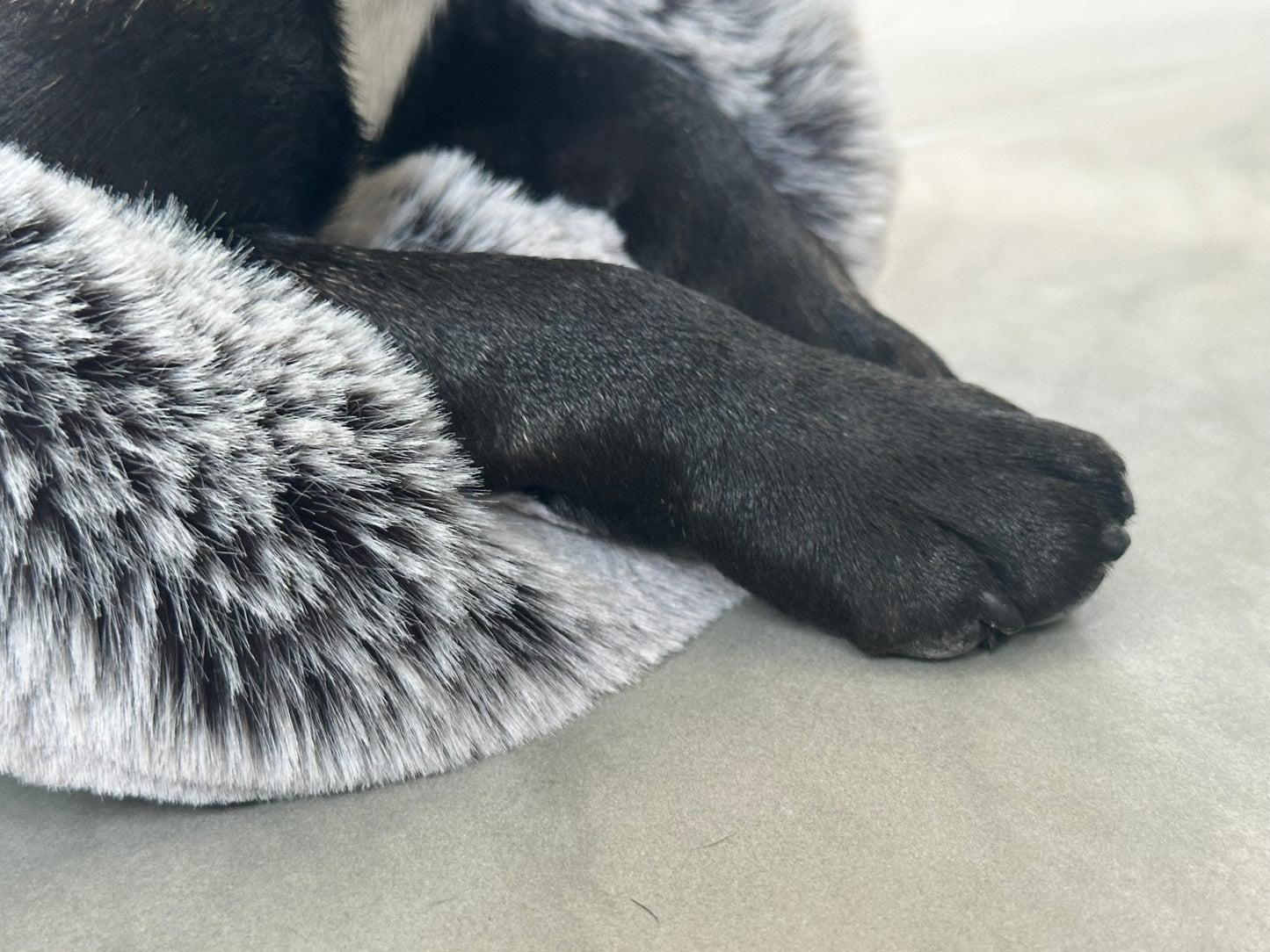 Hundetasche Weekender taupe-iceblue, salt & pepper Inlay