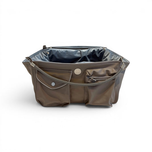 Weekender - Dark Taupe / Ice Blue