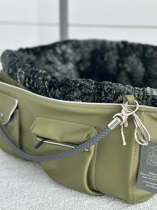 Weekender, moss green, size M