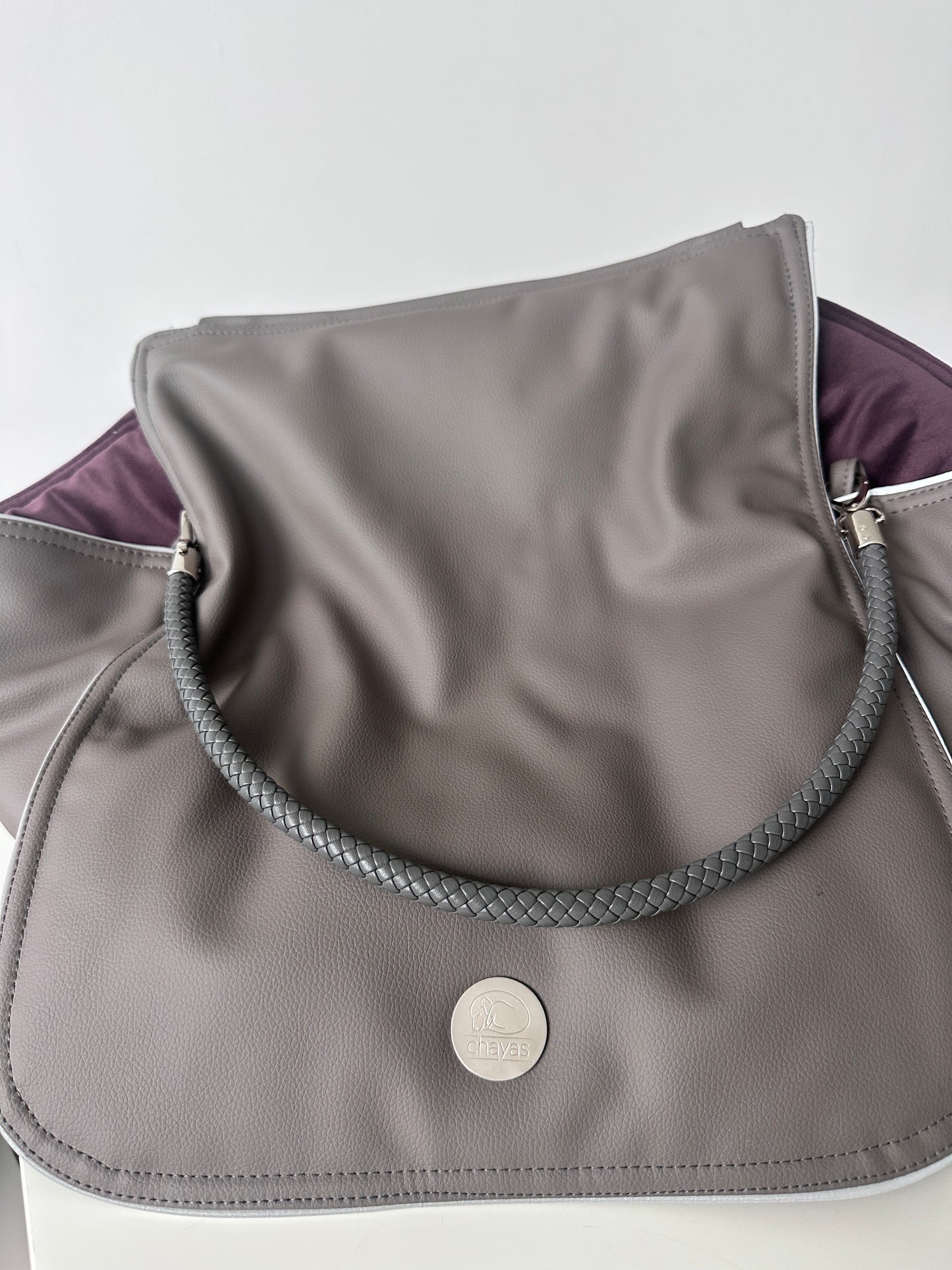 Bolsa de viaje para perros Weekender [[ gris oscuro - mora ]]