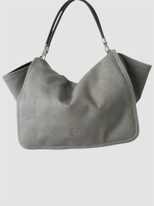 Hundetasche Weekender platingrey-dustyrose, salt & pepper Inlay