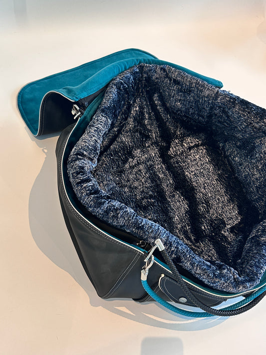 Weekender 4Seasons — Black / Turquoise, size M