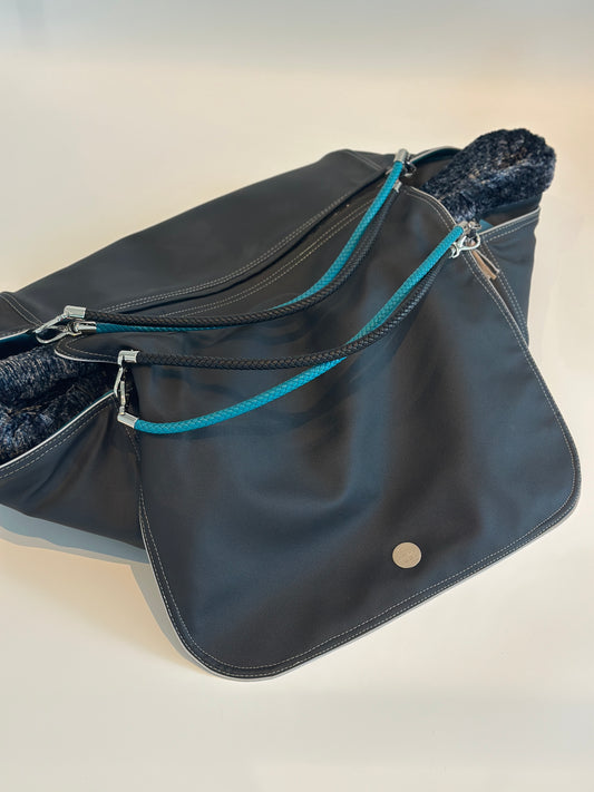 Weekender 4Seasons — Black / Turquoise, size M