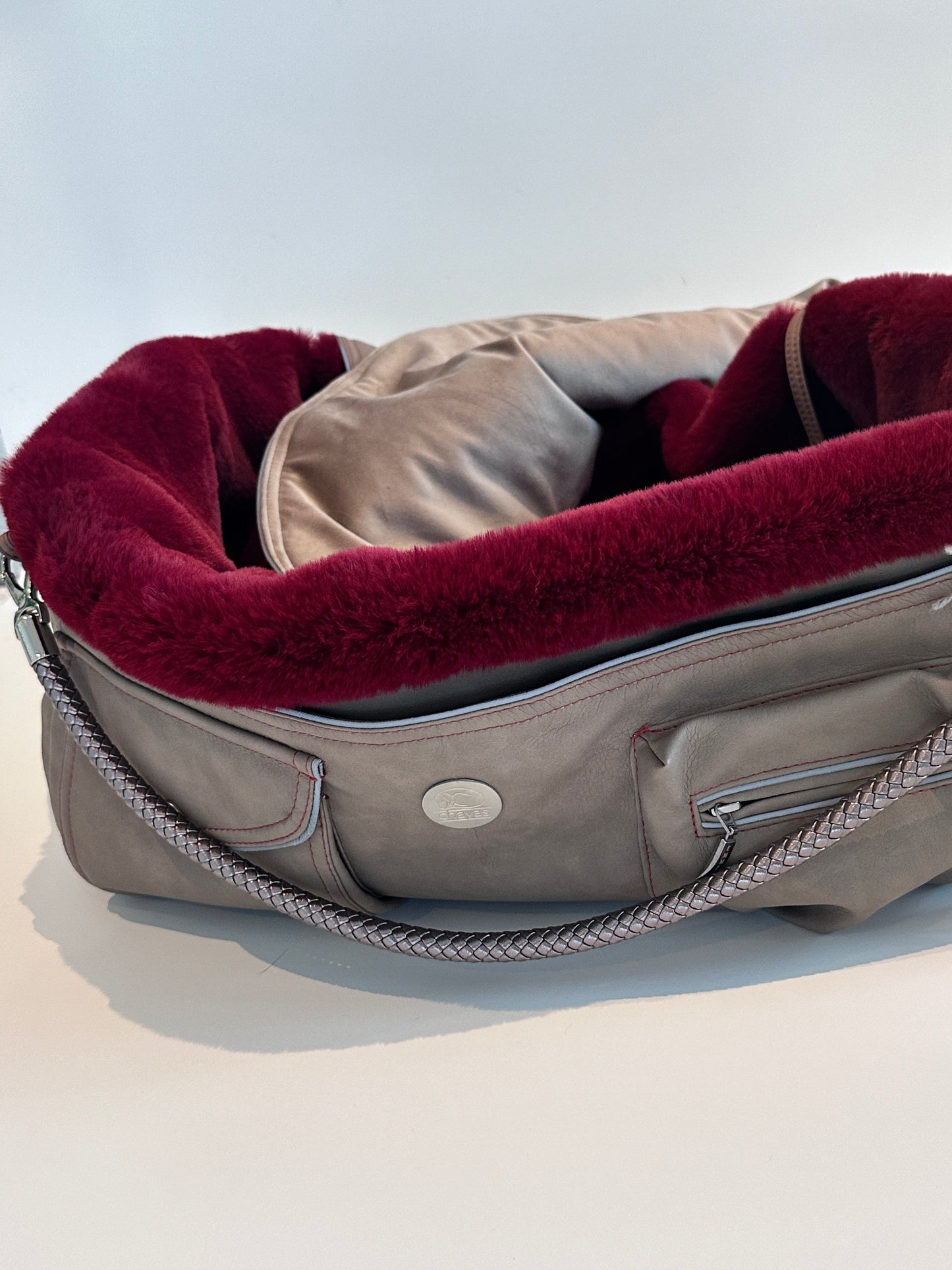 Bolsa de transporte para perros Weekender 4Seasons [[ Color: sandy red, Tamaño: M ]]