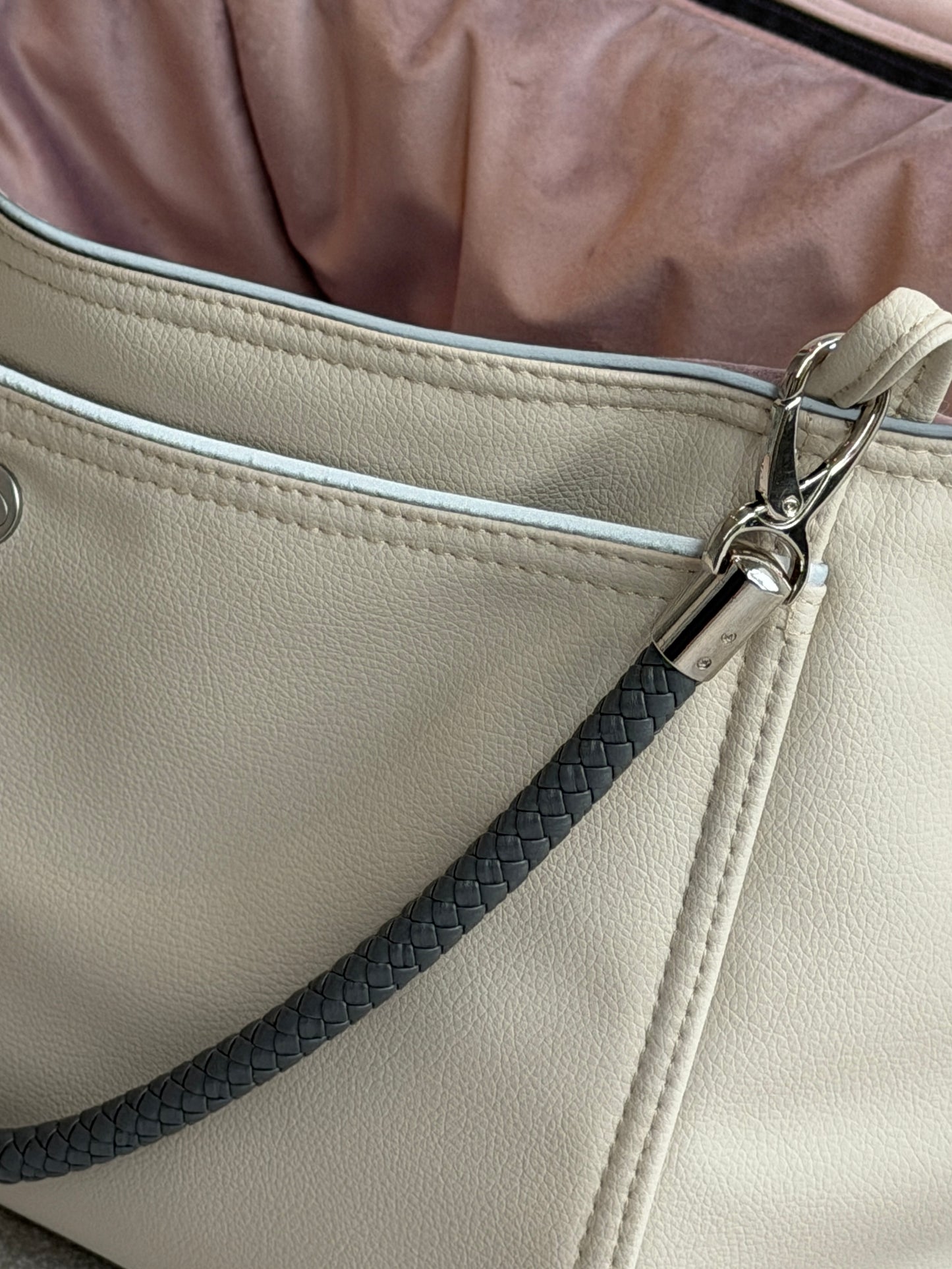 Weekender - ice, dusty rose