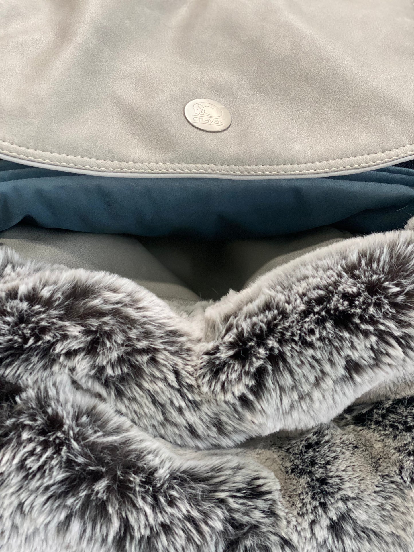 Hundetasche Weekender ice-dustyrose, salt & pepper Inlay